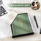 Lined Journal for Women 100 GSM 288 Pages Leather Journals for Writing A5 Hardcover Travel Journals Notebook Gift Set with Pen for Work Daily Writing