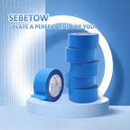 Blue Painters Tape 2 Inch Bulk - Blue Tape for Painting Automotive Walls Packing Removable NO Residue, Paint for Indoors & Outdoors, 2 Inches x 55 Yards x 5 Rolls