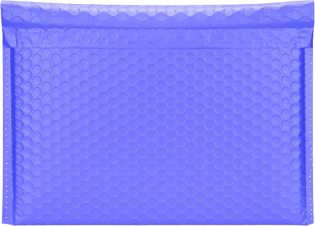 Periwinkle Side-Loading Bubble Mailers 12 x 9 Inches,Self-Seal Padded Mailing Envelopes, Pack of 27
