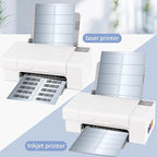 STARLIBOO Shipping Labels Stickers, 2"×4" Printable Silver Mailing Labels for Laser/Inkjet Printing- Matte Silver, Permanent Adhesive Sticker