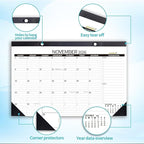 Desk Calendar 2026 Wall Calendars, July 2025 - December 2026 Monthly Planner Paper Office Desktop 17"X 12", 18-Months, Planning and Organizing Home, School, Office, Holiday, Vacation