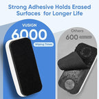 VUSIGN Magnetic Dry Erase Whiteboard Eraser, Glass Board Eraser for Dry Erase Board, Glass Board, Calendar Board, Office, Home,School Supplies, 6 Pack