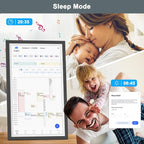 Smart Digital Calendar Chore-Chart-for-Business Planner - 27" Touchscreen Interactive Display Electronic Calendar for To Do List, Auto-Sync Google iCloud Outlook Calendars, Wall Mountable for Mom Dad