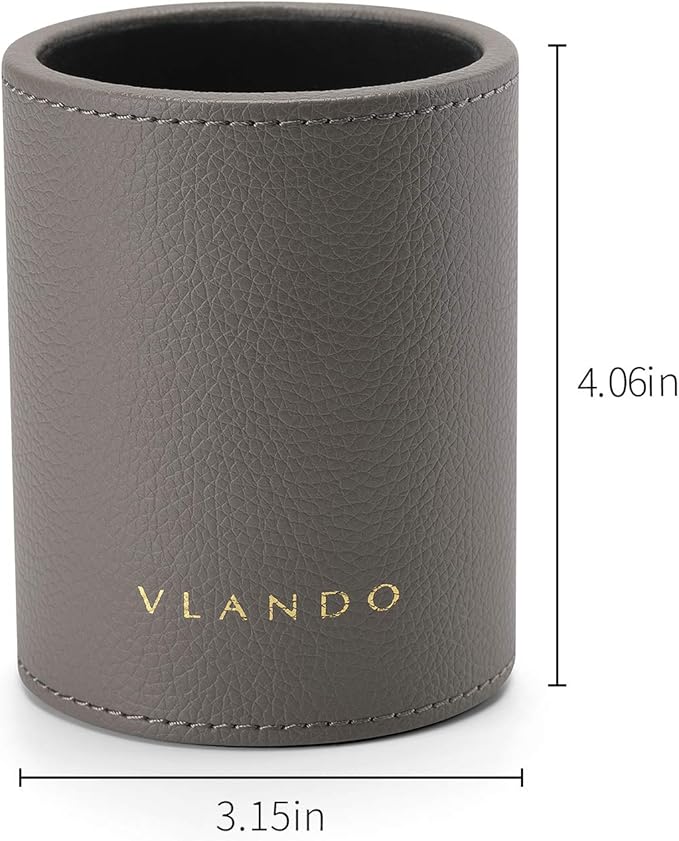 Vlando Office Supplies Desk Organizer Caddy, Desktop Hanging File Letter Document Storage Holder with Drawer Organizer Section for Office Home (Set of 1-grey)