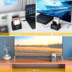 WAVLINK USB 3.0 and USB C to SATA Dual-Bay External Hard Drive Docking Station for 2.5/3.5 Inch HDD/SSD with UASP (6Gbps), Support Offline Clone/Duplicator Function [16TB X2 ]-Black