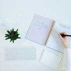 Pland Studio All-In-One 90 Day Goal Planner, Quarterly Planner, Guided Journal with Prompts, Daily Journal Notebook and Hourly Planner! Fitness, Self Care Wellness, Productivity, Mental Health, ADHD, Gratitude Journal