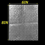 200Pcs Clear Bubble Out Bags, 15x20 CM Bubble Pouches Bags for Shipping, Double Wall Cushioning Wrap Bags for Moving Packaging Storage Fragile China Dishes Electronic Item