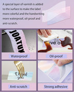 2.25 x 1.25 Thermal Labels - Self-Adhesive Address Shipping Barcode Stickers, Compatible with Rollo & Zebra & MUNBYN, 800 Labels for Printer, Color