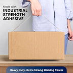 6 Rolls | 2.4 mil Clear | 65 Yards Each (390 Yards Total) | 2" Premium Packing Tape Heavy Duty Packaging Tape for Shipping Moving Stronger Thicker