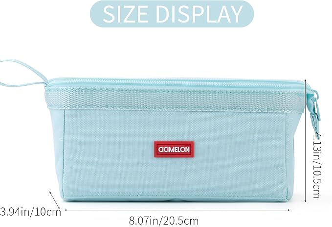 CICIMELON Pencil Case Large Capacity Pencil Pouch Pen Bag for School Teen Girl Boy Men Women