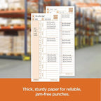 uPunch 100 Time Cards for CR1000 Digital Time Clock and Date Stamp