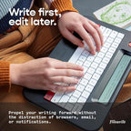 Freewrite Alpha | Distraction-Free Word Processor | Portable Digital Typewriter with Backlit LCD Display, Long Battery Life & Wi-Fi Backup for Writers | E-Typewriter w/Full-Size Mechanical Keyboard