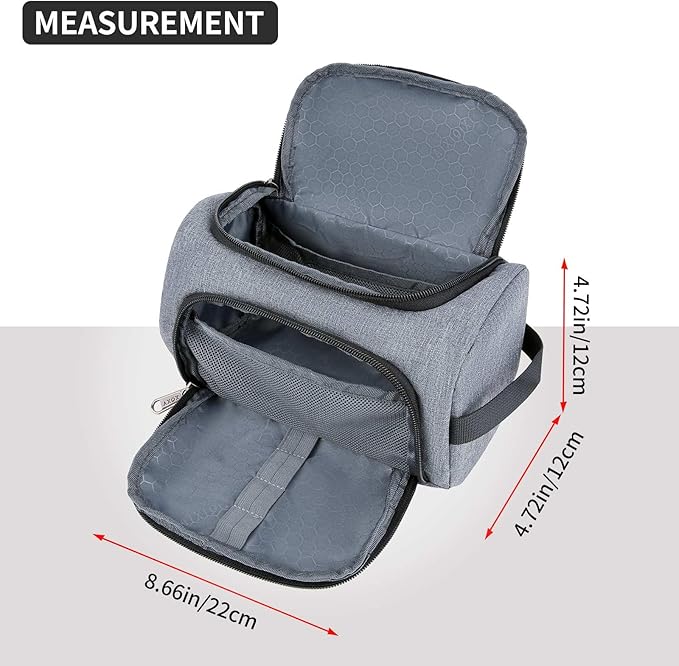 XQXA Large Capacity Pencil Case Organizer, Multifunctional Extra Big Pencil Pouch with Compartmens, Travel Simple Stationery Pen Bag, Fabric Pencil Bag for Men Women Girl Boy (Grey)