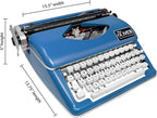 Timeless Manual Typewriter, Blue