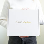 Pland Studio All-In-One 90 Day Goal Planner, Quarterly Planner, Guided Journal with Prompts, Daily Journal Notebook and Hourly Planner! Fitness, Self Care Wellness, Productivity, Mental Health, ADHD, Gratitude Journal