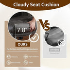 Faux Leather Executive Office Chair - Big and Tall Ergonomic Home Office Chair,Reclining Computer Desk Chairs with Lumbar Support,Adjustable Task Swivel Rolling PC with Wheels,Grey,Suede