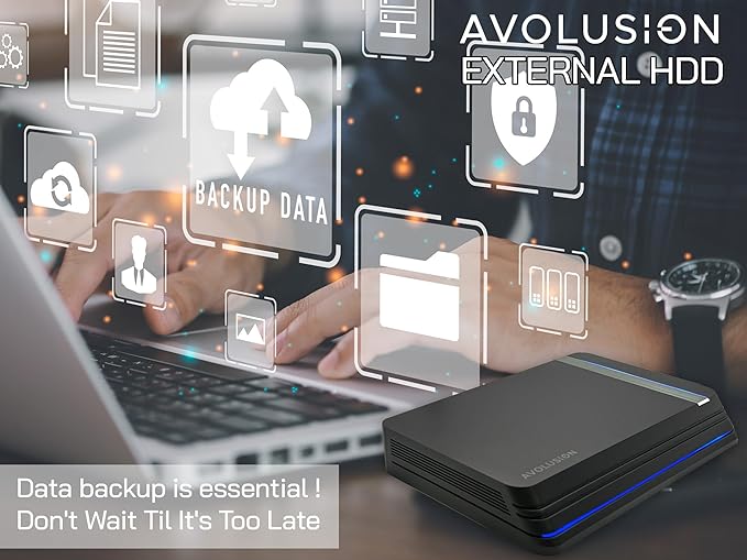 Avolusion PRO-X USB 3.0 External Hard Drive for WindowsOS Desktop PC/Laptop - (12TB) (Renewed)