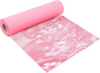 JAPCHET 15 In x 164 Ft Pink Honeycomb Packing Paper, Honeycomb Paper with Sticker Labels and 10 m Rope Honeycomb Wrap Roll for Packaging and Shipping