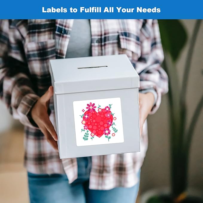 BESTEASY 3 1/3" x 4" Labels Shipping Labels for Laser Inkjet Printers, 6 Up Self Adhesive FBA Address Labels, White Matte Mailing Label Stickers (1000 Sheets, 6000 Labels)