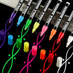 SILENART Purple Chalk Markers for Blackboard, Liquid Chalk Marker Pen for Chalkboard Dry Erase Calendar Board Car Windows Glass Menu Board - Erasable, Bold Tip, 8 Pack