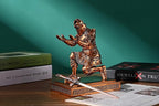 King's Guard Knight Pen Holder Pen Stand Desk Organizers and Accessories Resin Pencil Holder as Gift for Office and Home (Copper(Plating))