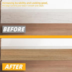 GSCIT Club Natural Walnut Wallpaper, 15.7 inch X 15ft Self Adhesive Wood Grain Repair Tape Patch for Tables, Chairs, Baseboards, Doors, Windows, Floors, Handicraft DIY.