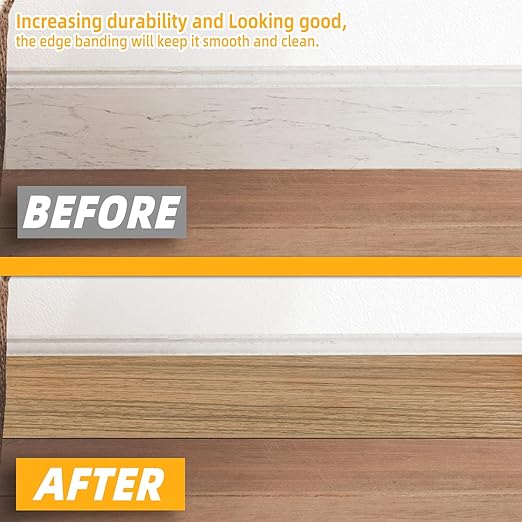 GSCIT Club Natural Walnut Wallpaper, 24 inch X 15ft Self Adhesive Wood Grain Repair Tape Patch for Tables, Chairs, Baseboards, Doors, Windows, Floors, Handicraft DIY.