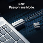 Kingston Ironkey Locker+ 50 128GB Encrypted USB Flash Drive | USB 3.2 Gen 1 | XTS-AES Protection | Multi-Password Security Options | Automatic Cloud Backup | Metal Casing | IKLP50/128GB