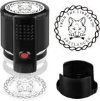 Custom Ink Stamp | Personalized Self Inking Stamp Gifts for Book Lovers, Readers, Teachers | 5 Ink Colors (Design-02)