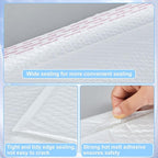 Ireer 10 Pack Extra Large 10 x 13" Bubble Mailers Poly Padded Envelopes Cushioned Mailing Envelopes Bubble Padded Mailers Self Adhesive Waterproof Shipping Bags for Business Christmas Packaging Gift