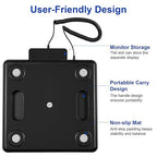 Digital Shipping Postal Scale 440lb/0.5oz Accuracy! Lightweight Carbon Fibre Commercial Weight Scale for Package, Small Business, Mail, Warehouse, Home, Luggage, Battery&Charging Cable Included