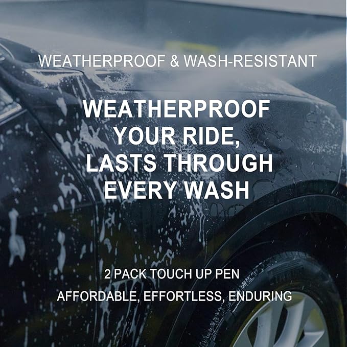 All Cars Magic Pen, Car Scratch Remover, Quick Fix for Scratches and Paint Damage, Weatherproof Fits All Car Colors (2pcs)
