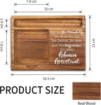 Administrative Assistant Appreciation Gifts, Thank You Gifts for Administrative Assistant, Admin Assistant Gifts for Women, Men, Administration Gifts Self-Stick Note Pad Holders ZSS9