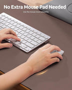 YSAGi Leather Desk Protector, Office Mat, Large Mouse Mat, Non-Slip PU Leather Blotter, Laptop Pad, Waterproof Writing Pad for Office and Home (Chocolate, 31.5" x 15.8")