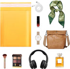 Kraft Bubble Mailers 6x10 Inch 50Pack Yellow Self-Seal Padded Envelopes Bubble Opaque Padded Mailers Shipping Bags for Small Businesses to Package and Mail Jewelry Cosmetics, Electronic Products