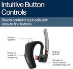 POLY HP Voyager Legend 30 - Bluetooth Monaural Headset - Discreet Boom & 4 Noise-Canceling Mics, WindSmart Technology, All-Day Comfort, Seamless Connectivity, Smart Sensors & Call Controls, Black