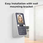 ANVIZ Time Clocks for Employees Small Business - CX5 Clock in and Out Machine - Face + RFID + Pin - Door Access - Biometric Electronic Punch Machine - Forever Free Cloud Software