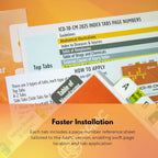 Index Tabs for ICD-10-CM 2025 Expert Codebook - Easy Navigation for Medical Coding Books (for AAPC Version)