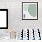 20 Slots Acrylic Business Card Holder for Desk Business Card Stand Clear Plastic Multiple Cards Display Stand Rack for Office Supplies Home School Brochure File Table Recipe