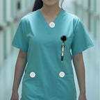 EZ Pen 2 Pcs Retractable Pen Reel with Stealth Grip Design and Non-Stop Action