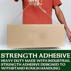 HERKKA Clear Packing Tape, 18 Rolls Heavy Duty Packaging Tape for Shipping Packaging Moving Sealing, Thicker Clear Packing Tape, 1.88 inches Wide, 65 Yards Per Roll, 1170 Total Yards