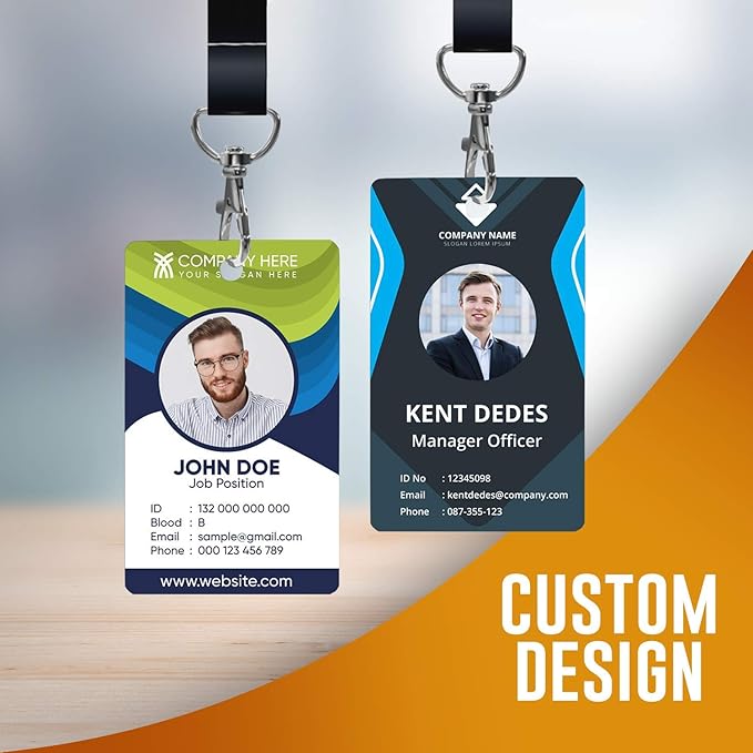 Magicard 300 Dual Sided ID Card Printer & Supplies Bundle Badge Maker Machine (3300-0021)