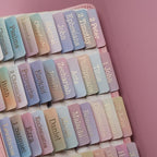 UPAFEXXI-Laminated Bible Tabs with Book Summaries(Gold Foil Embossed Lettering), Bible Tabs for Women and Men, Reposition Large Print Stickers, Easy to Read, 80Chapters Labels for Easy Navigation