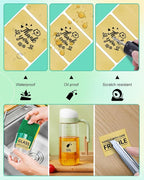 Square Thermal Label Compatible with M100/M110/M120/M260/M220/M150, 1.57'' x 1.18'' (40 x 30 mm), Sticker Thermal Labels for Logo/Thank You Label/Small Business/,230Pcs/Roll