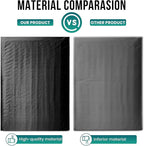 Levex - #000 4" x 8" [10 Pack] Black Poly Bubble Mailers, Padded Envelope Mailers, Packing Envelope & Mailing Bags for Shipping