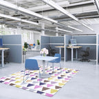 Versare Hush Panel Cubicle Kit | Workstation Partition Walls | Sound Dampening Cubicle Walls | Partitions for Desks