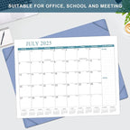 KOPEESY Desk Calendar 2025-2026, Academic Year Large Desk Calendar with Desktop Mat, 18 Months from July 2025 - December 2026, 22” x 17” Desktop Monthly Planner for Home or Office School