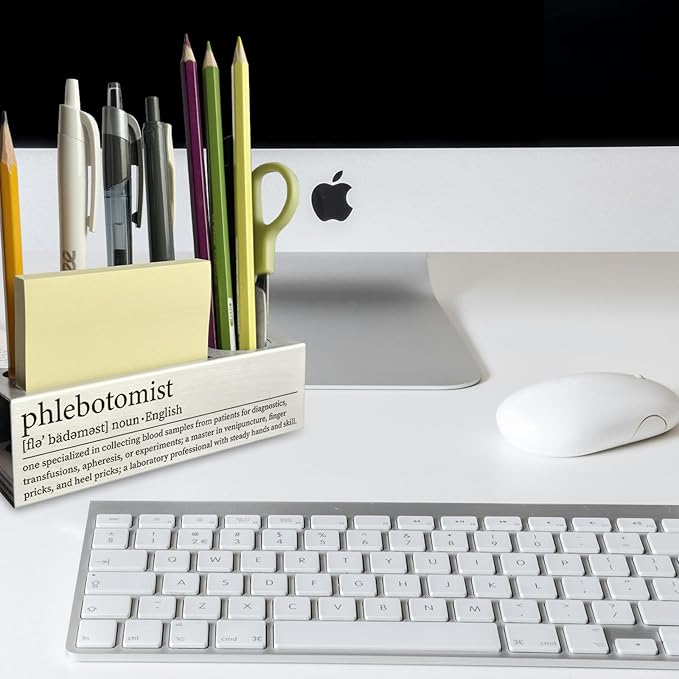 Phlebotomist Gifts, Phlebotomy Supplies, Phlebotomy Office Decor, Phlebotomist Week Gifts, Phlebotomy Appreciation Thank You Gifts Pen Pencil Holders WCC35