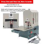 Eelectric Corner Rounder Cutter Machine, 180W Heavy Duty Paper Punch Cutter with R3 R4 R5 R6 R8 R9 R10 Seven Blades, Metal Corner Rounder Punch for Office Business Cardstock Plastic PVC