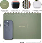 Undated Weekly Business Planner | 8.25” x 11.75” ADHD Organizer | Premium Multi-Layout Schedule | Navy | Landscape Layout